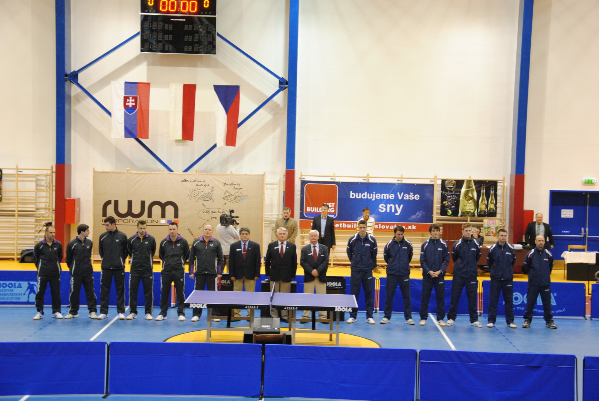 Slovensko - Česko 2013, nástup pred zápasom